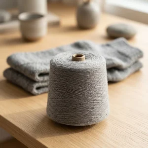 Multi Shades Grey 16 Count 100% Polyester Raw Ring Yarn High Tenacity Industrial Yarn for Sewing Qianshou Brand Textile Weaving