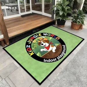 Multi Sublimation Custom Reversible Tufted Braided Water Absorber Doormat Nylon Abstract Pattern Door Mat Blank Logo Indoor