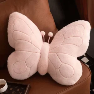 Multi-color Butterfly Shaped Plush Pillow Soft Fluffy Stuffed Throw Cushion for Sofa Bed Bedroom Living Room Decor