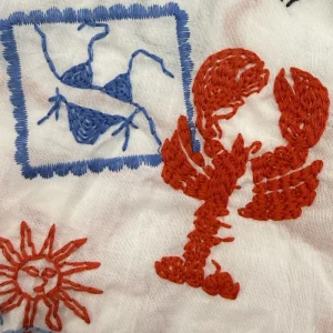 Multi color Cotton Embroidery Fabric Soft Breathable Exquisite Pattern For Dress Garment Home Textile Decoration OEM