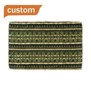 Multi functional Custom Woven Throw Blanket Eco Friendly Waterproof Nylon Reversible Wearable Poncho Carry Bag Ultra Light