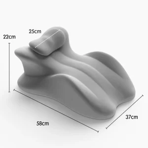 Multi functional Ergonomic Curved Mat Memory Cotton Latex Filling Pillow Alien Shape Bed Reading Pillow