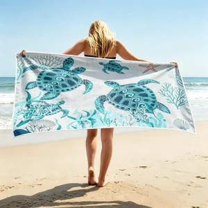 Multi-purpose Towel Skin-friendly Soft Beach Towels Sand Free Quick Dry Personalized Customization Beach Towels