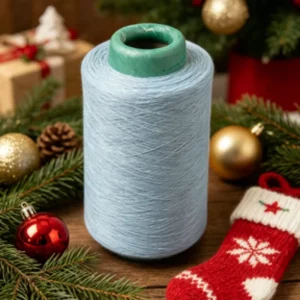 Multi size Grey 21S 100% Polyester High Tenacity Raw Spun Dyed Yarn for Sewing with Ample Stock
