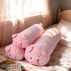 Multi size Long Pink Pig Body Pillow Plush Toy Cute Piggy Stuffed Animal Sofa Bed Sleeping Cushion for Home Sofa Bed Decor