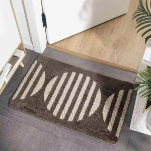 Multicolor Microfiber Bath Tub Mat Anti Slip Soft Washable Rugs Water Absorbent Shower Mat Quick Dry Bathroom Floor Mats