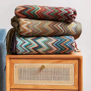 Multifunction Knitted Sweater Blanket and Quilt Cover Super Soft Comfortable Fluffy Warm Custom Weave Throw Blanket