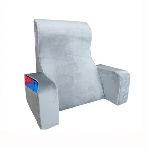 Multifunction Reading Rest Pillows Back Wedge Lumbar Leg Pillow Adjustable Bed Reading Pillow with Side Pocket
