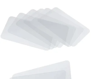 Multifunctional Durable Clear Place Mats Office Desk Dining Room Table Mat Flexible Washable Plastic Placemats