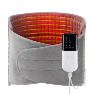 Multifunctional Electric Heating Warm Blanket Waist Support Wool Fabric 10th Gear Settings Health Care Daily Use