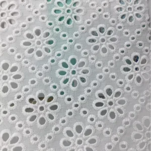 Multifunctional Floral Rib Embroidered Jacquard Voile Fabric Lightweight Fusible Plain Dyed Home Textiles Curtains Bags Toys