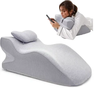 Multifunctional Memory Foam Reading Pillow With Removable Headrest Wedge Back Support Cushion for Bed Sofa