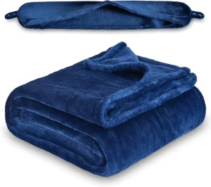 Multifunctional Neck Pillow Soft Warm Blanket with Cozy Neck Pillow Case Portable Blanket Set for Airplane Camping Car