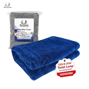 Multiple Color Choices 1200gsm Soft Quick Dry Car Wash Microfiber Towel for Exterior Car Drying and After Wash Care