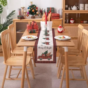 Multiple Colors Versatile Dust proof Customized Soft 100% Cotton Canvas Table Runners Table Cloth Home Use