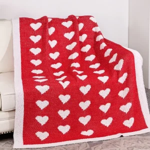 Multiple SKUs 50*70 Test Report Support Compliance Requirement Knitted Throw Blanket for Picnic Camping