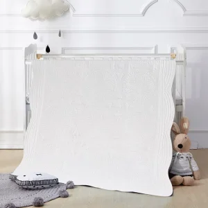Multiple Solid Color Cute Baby Quilt for Kids Soft Touch Baby Blanket Embroidered Baby Blankets for New Bornss