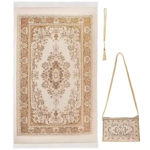 Muslim Gift Set Prayer Mat Tasbih Islamic Tube Gifts Box for Ramadan Muslims Wedding Gifts and Souvenirs Quran Favor Cover