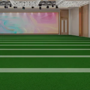 Muslim Prayer Carpet with Customizable Loop Pile Machine Made Polypropylene for Mosque Cut Pile Washable Non Slip PET Friendly