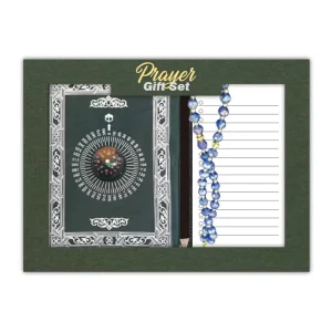 Muslim Prayer Gift Set Custom Creative Muslim Prayer Rug and Bead Set Islamic Gifts Box for Gifting Muslim