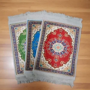 Muslim Prayer Mat 3D Digital Printed Islamic Rug Non Slip Portable Sajjadah Ramadan Hajj Home Mosque Custom Logo