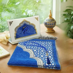 Muslim Prayer Mat Cushioned Washable Abstract Design Square Polyester Modern Simplicity Home Eid Ramadan Travel
