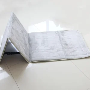 Muslim Raschel Prayer Mat Soft Thick Solid Color Embossed Carpet Polyester Machine Made Non Slip