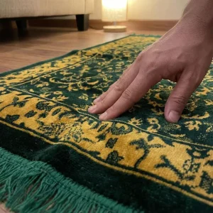 Muslim Style Prayer Mat Prayer Rugs with Soft Thick and Washable Nylon Material