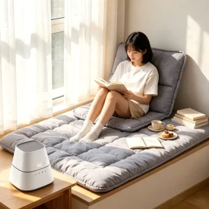 N1912 Smart Polyester Water Heated Mattress Pad Remote Control Fast Heating No Electric Wire Safe Energy Efficient Bed