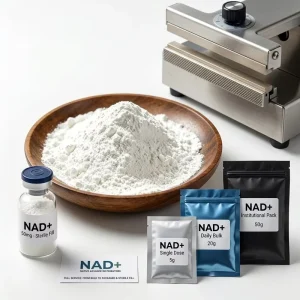 NAD Supplement 100mg 500mg 1000mg Nicotinamide Adenine Dinucleotide NAD High Purity Grade Lyophilized Powder Cosmetic Raw