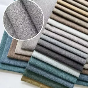 NADUO TEXT Sofa Fabric Colorful Woven Fabric Polyester Home Deco Waterproof Velvet Sofa Fabric Upholstery