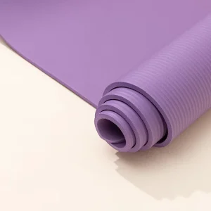 NBR Natural Rubber Yoga Mat Home Gym Equipment for Fitness Exercise Cart with Jumps Ropes for Yoga Workout