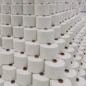 NE 8 1 Open End Cotton Polyester Blended Yarn For Circular Knitting