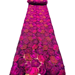 NI.AI Luxury African Lace Fabric Metallic Cord Lace Fabric High Quality Original Lace Fabrics for Dress