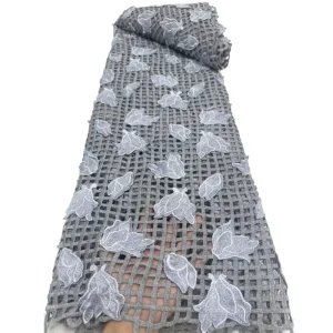 NI.AI New Guipure Cord Lace Fabric African Lace Fabric High Quality African Lace Fabrics