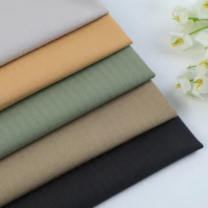 NIKO Textiles Heavy Woven Cotton Spandex 205gsm Jacquard Canvas Waffle Rip Stop Fabric for Industrial Vest Uniform