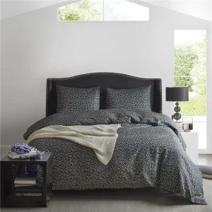 Natural Abstract Pattern Bedding Set 3 Piece Small Leaves Duvet Cover Set Durable Bed Linens for Bedroom Resort