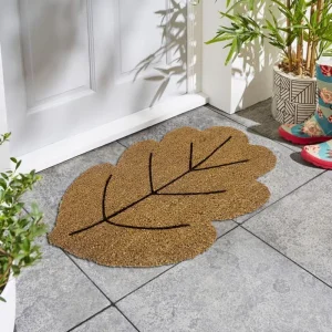 Natural Coir Mat Outdoor Door Mat High Pile Dirt Trapper Eco-Friendly Non-Slip Rug for Home Office Entryway