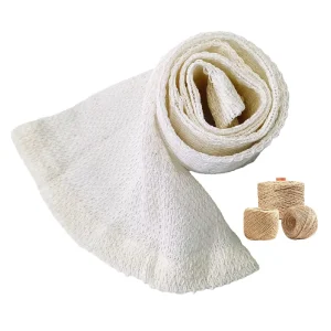 Natural Eco-friendly Ramie Polyester Body Back Scrubber Soft Exfoliator Korean Japanese Exfoliating Body Wash Towel