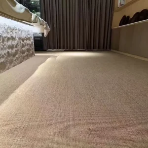 Natural Fiber Sisal Carpet Roll Wall to Wall Sisal Carpet Roll for Office Resort Hotel Floor Decoration