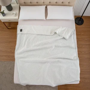 Natural Materials Modern Woven Earthing Grounding Throw Blanket Portable Travel for Sleep