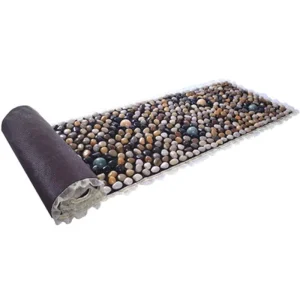 Natural Rain Flower Stone Foot Massage Pad Pebble Foot Massage Pad Acupoint Foot Therapy Walking Carpet China