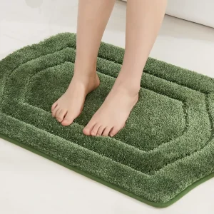Natural Rubber Bath Mat Non Slip Shower Mat Suction Cup Bathtub Rug Rectangle Bathroom Mat