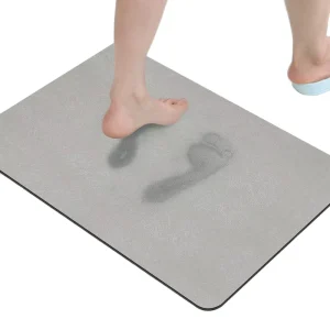 Natural Rubber Blank Bath Mat Non Slip Super Absorbent Floor Mat Custom Laundry Bathroom Floor Bath Door Mat Carpet