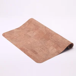 Natural Rubber & Cork Yoga Mat 3mm Thick Eco Friendly Durable Non Slip Sweat Absorbent Extra Long Foldable with Carrying Bag