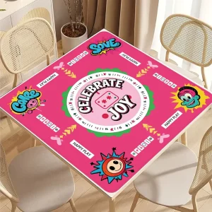 Natural Rubber Game Mat for Texas Hold’em Anti slip Household Mat for Guandan and Mahjong