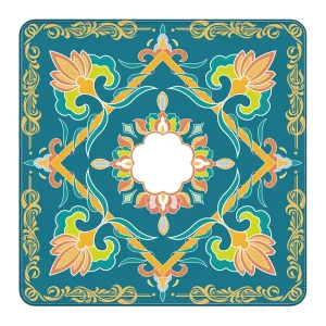 Natural Rubber Modern American Mahjong Mat Thickened Non-Slip Noise-Reducing 32.4inch 4 Players Manufacturer Guangdong