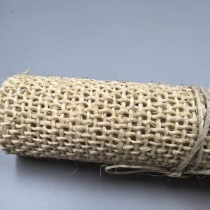 Natural Sisal Mesh Fabric 100% Woven Sisal Cloth Plain Style Eco Friendly Textile for Cat Scratching Post Decoration Use