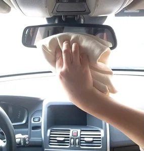 Natural Suede Car Wash Drying Towels Soft and Highly Absorbent Car Washing Dust Removal Cloths