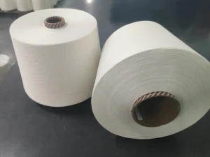 Ne 50s High Strength 50% Combed Cotton 50% Modal Compact Yarn For Knitting And Weaving For T shirt